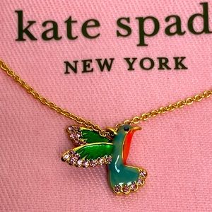 ♠️ Kate Spade Scenic Route Hummingbird Pendant Necklace